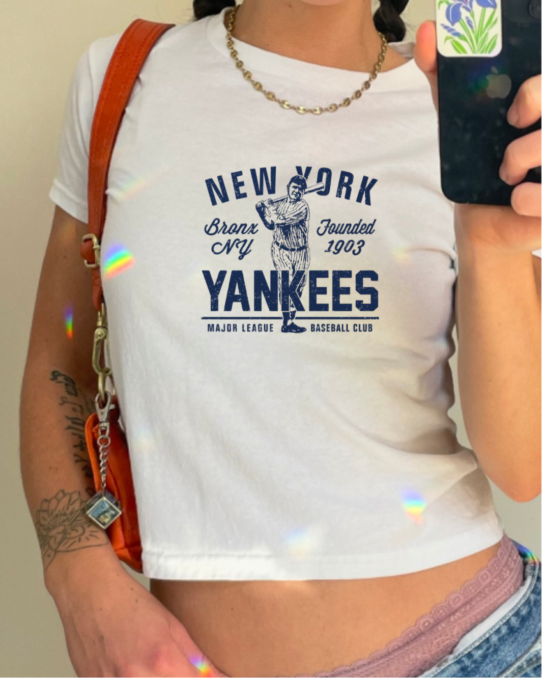 NY baby tee