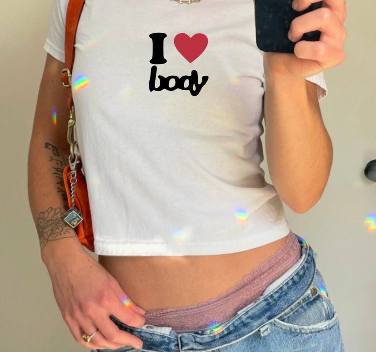 I <3 body BABY TEE